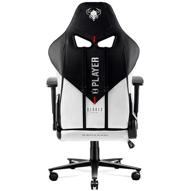 Gamer szék Normal Diablo X-Player 2.0 fehér/fekete