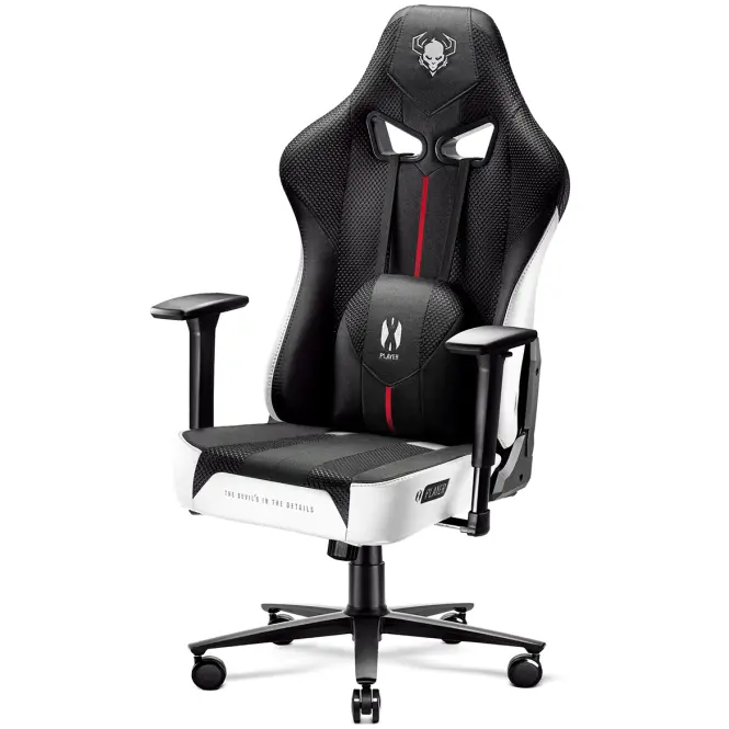 Gamer szék Normal Diablo X-Player 2.0 fehér/fekete