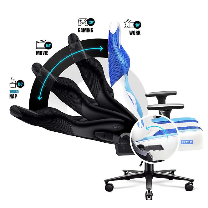 Gamer szék Normal Diablo X-Player 2.0 frost white