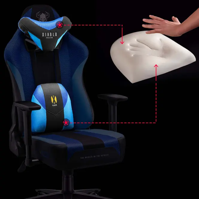 Gamer szék Normal Diablo X-Player 2.0 frost black,14