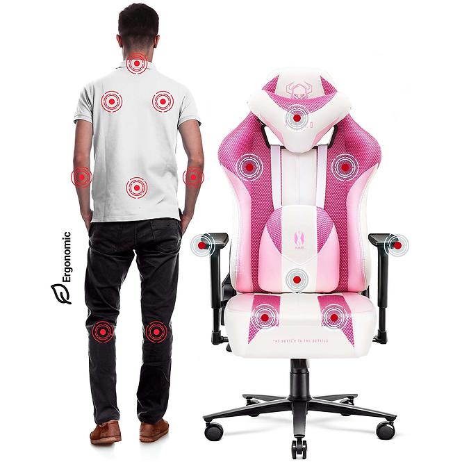 Gamer szék Normal Diablo X-Player 2.0 pink marshmallow