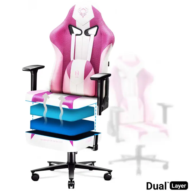 Gamer szék Normal Diablo X-Player 2.0 pink marshmallow,7
