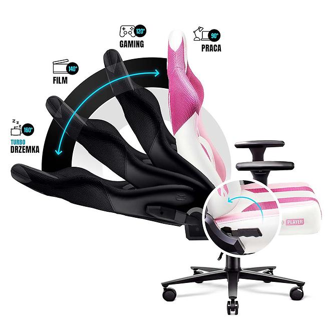 Gamer szék Normal Diablo X-Player 2.0 pink marshmallow