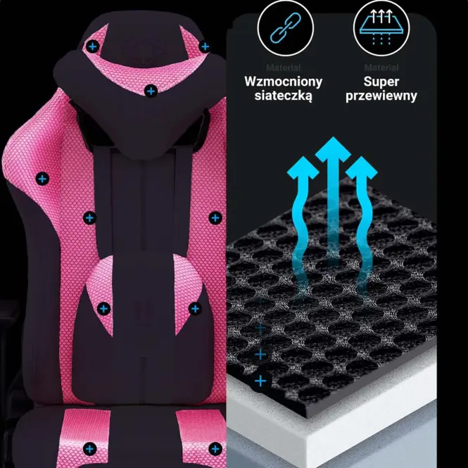 Gamer szék Normal Diablo X-Player 2.0 pink marshmallow,15