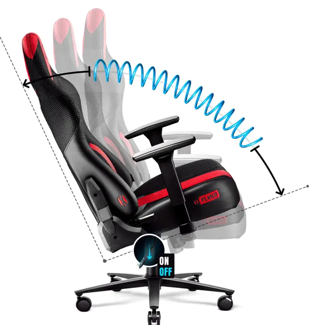Gamer szék King  Diablo X-Player 2.0 antracit,7