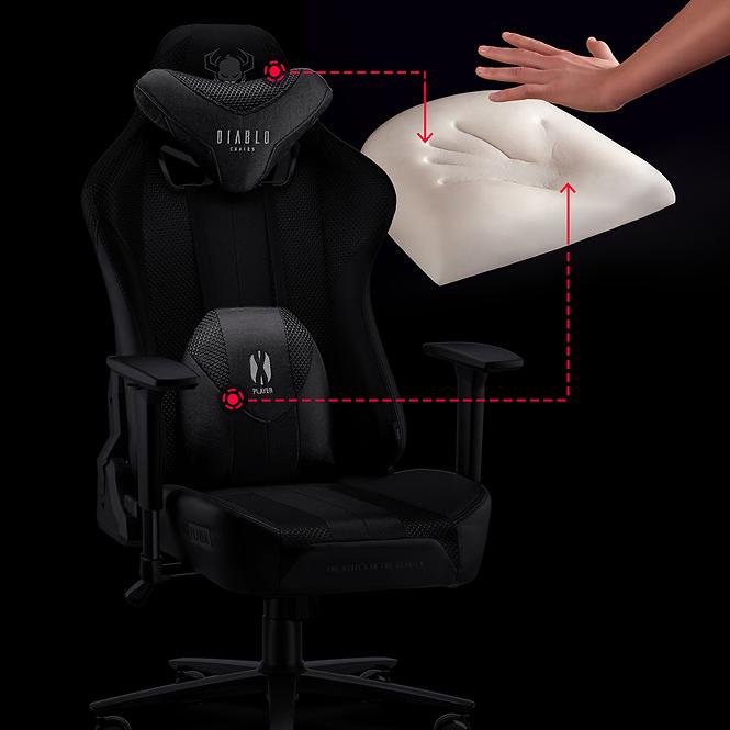 Gamer szék King  Diablo X-Player 2.0 antracit