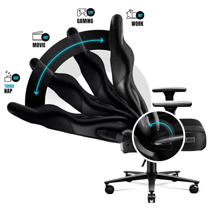 Gamer szék King  Diablo X-Player 2.0 fekete,7