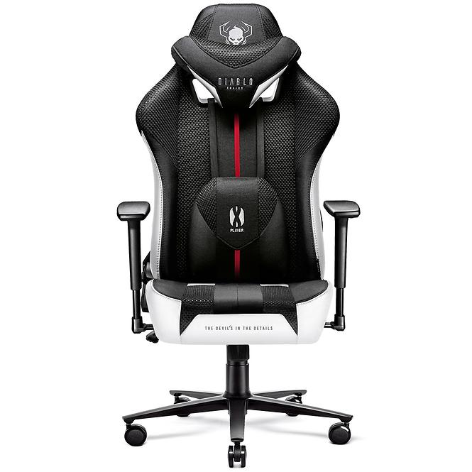 Gamer szék King  Diablo X-Player 2.0 fehér/fekete