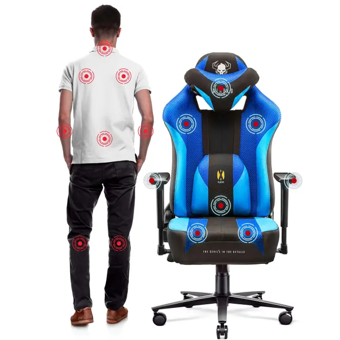 Gamer szék King  Diablo X-Player 2.0 frost black,6