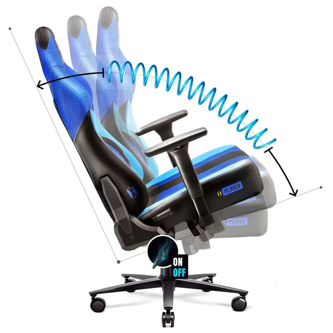Gamer szék King  Diablo X-Player 2.0 frost black