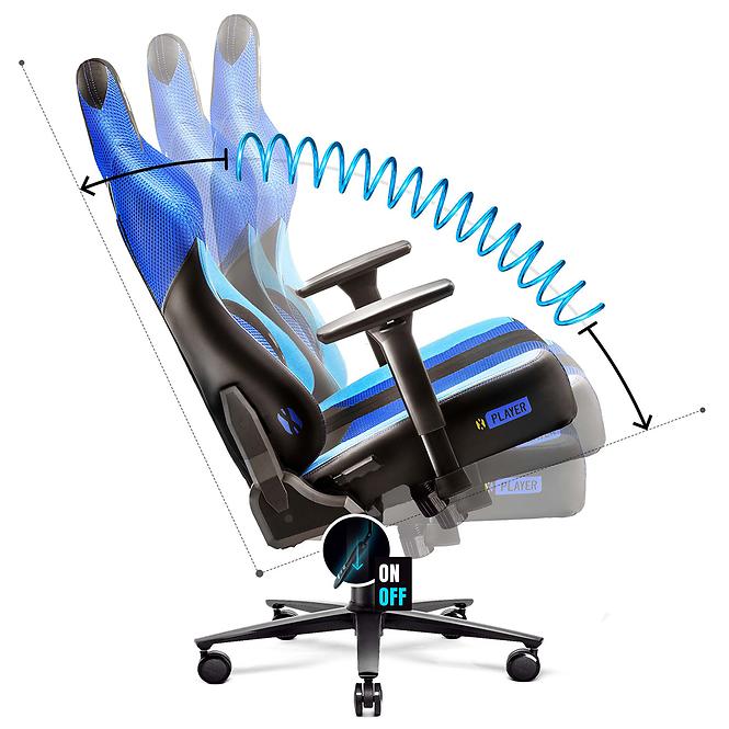 Gamer szék King  Diablo X-Player 2.0 frost black