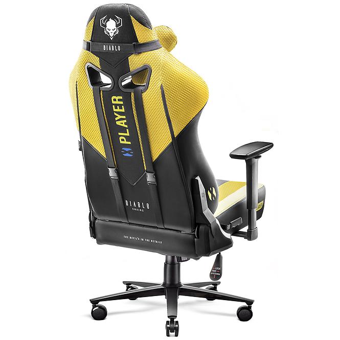 Gamer szék King  Diablo X-Player 2.0 dark sunflower