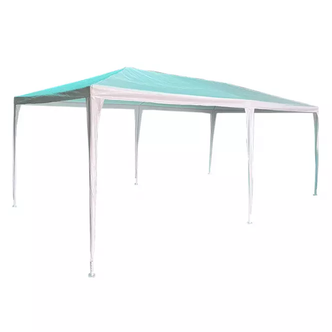 Kerti pavilon 3x6x2,7 m fehér,2