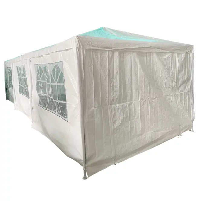 Kerti pavilon 3x9x2,7 m fehér,2