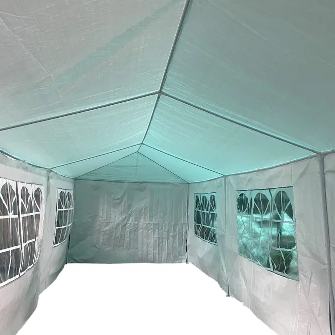 Kerti pavilon 3x9x2,7 m fehér,3
