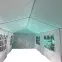 Kerti pavilon 3x9x2,7 m fehér,3