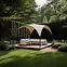 Kerti pavilon 3,3x3,3 m bézs,2