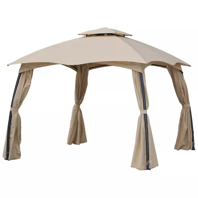 Kerti pavilon 3x3 m bézs