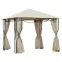 Kerti pavilon 3x3 m bézs