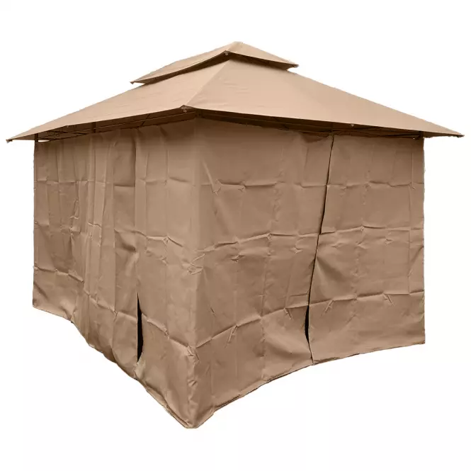 Kerti pavilon 3x4x2,75 m barna,7