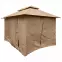 Kerti pavilon 3x4x2,75 m barna,7
