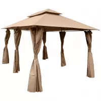 Kerti pavilon 3x4x2,75 m barna