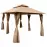 Kerti pavilon 3x4x2,75 m barna