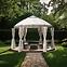 Kerti pavilon 3,5 m bézs,3