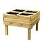 Fából készült zöldséges box 64x64x50 cm M,2