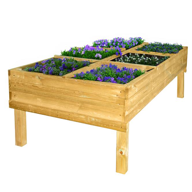 Fából készült zöldséges box 202x100x70 cm L,5
