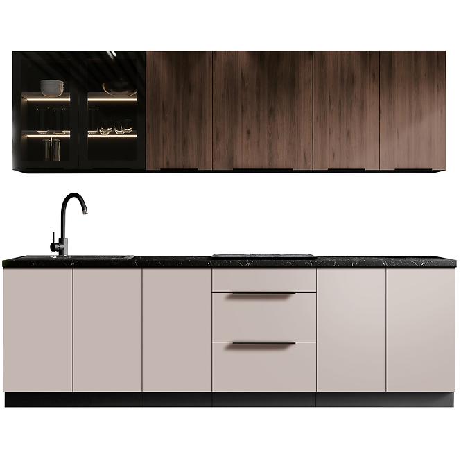Konyhabútor Monza/Arona 260 cm konyhai munkalap nélkül,2