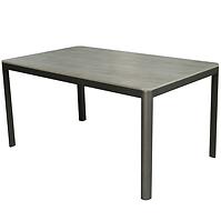 Alumínium asztal polifa lappal 180 x 100 x 74 cm szürke