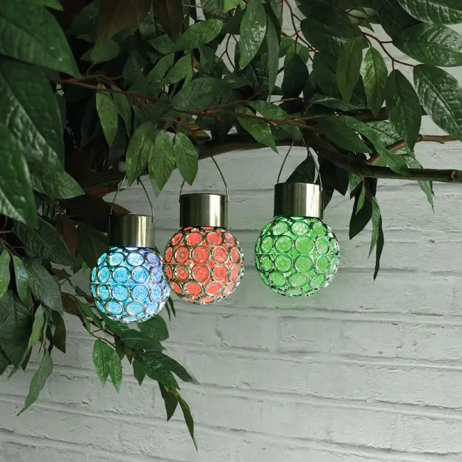 Napelemes lámpa RING RGB EKO0585,4