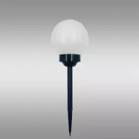 Napelemes lámpa LABDA 15CM BLACK EKO0588