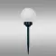 Napelemes lámpa LABDA 15CM BLACK EKO0588