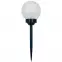 Napelemes lámpa LABDA 15CM BLACK EKO0588,2