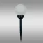 Napelemes lámpa LABDA 20CM BLACK EKO0589