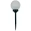 Napelemes lámpa LABDA 20CM BLACK EKO0589,2