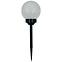 Napelemes lámpa LABDA 20CM BLACK EKO0589,2