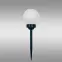 Napelemes lámpa LABDA 10CM BLACK EKO0595