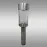 Napelemes lámpa INOX EKO0597