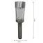 Napelemes lámpa INOX EKO0597,2