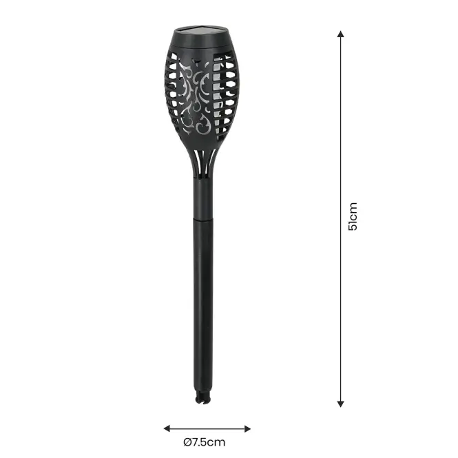 Napelemes lámpa FÁKLYA 51CM EKO0603,3