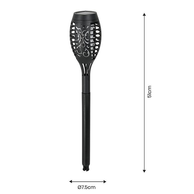 Napelemes lámpa FÁKLYA 51CM EKO0603,3