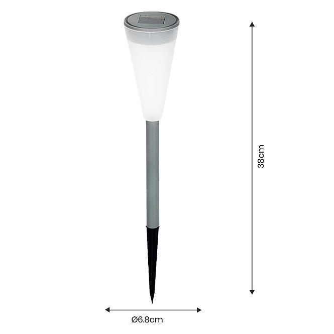 Napelemes lámpa RÚD 38CM EKO0607