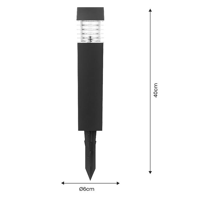 Napelemes lámpa KOSTKA 40CM EKO0608