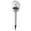 Napelemes lámpa INOX 8CM CRACK EKO0609,2