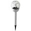 Napelemes lámpa INOX 8CM CRACK EKO0609,2