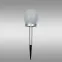 Napelemes lámpa LABDA 10CM SILVER EKO0611