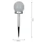 Napelemes lámpa LABDA 10CM SILVER EKO0611,3